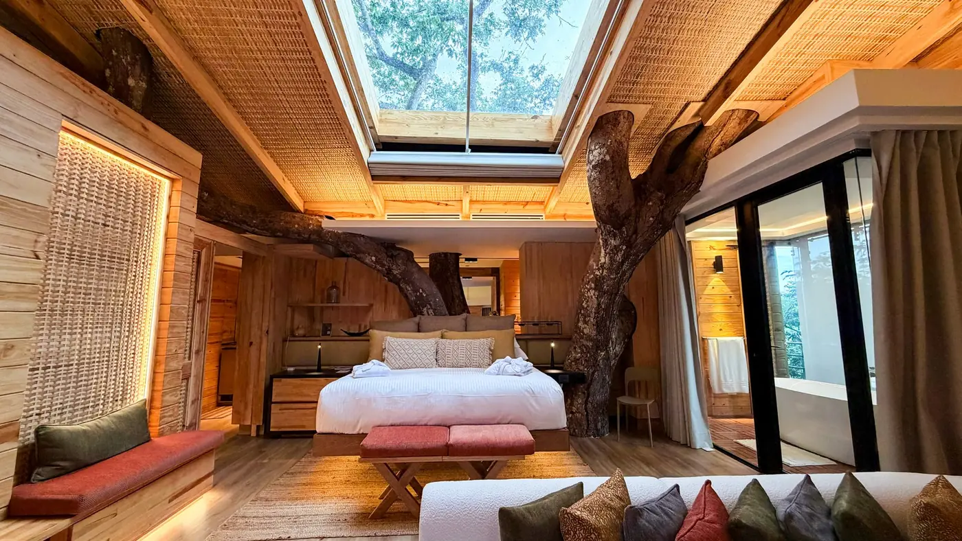 Habitación con tragaluz